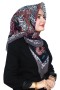 Pamuk Keten Flamlı Eşarp 1048-16