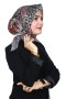 Pamuk Keten Flamlı Eşarp 1048-5