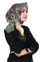 Pamuk Keten Flamlı Eşarp 1048-4