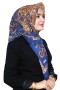 Pamuk Keten Flamlı Eşarp 1048-10