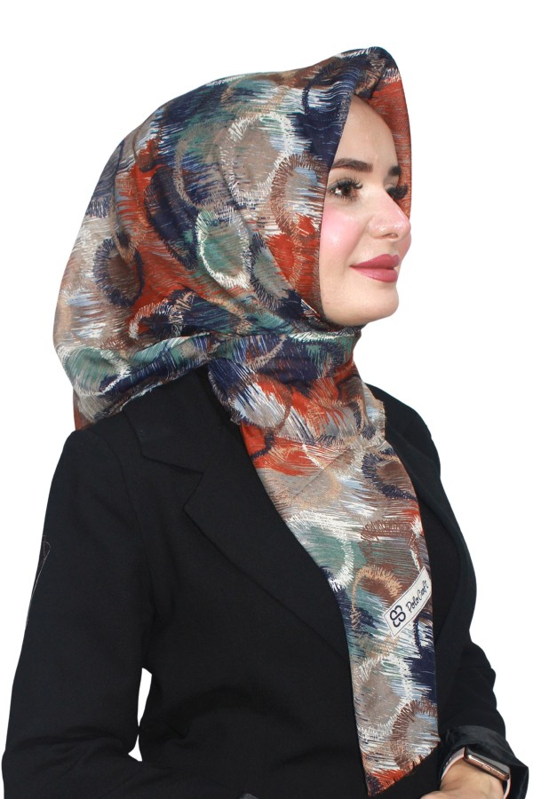 Pamuk Flamlı Eşarp 1067-1