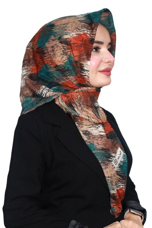 Pamuk Flamlı Eşarp 1066-5