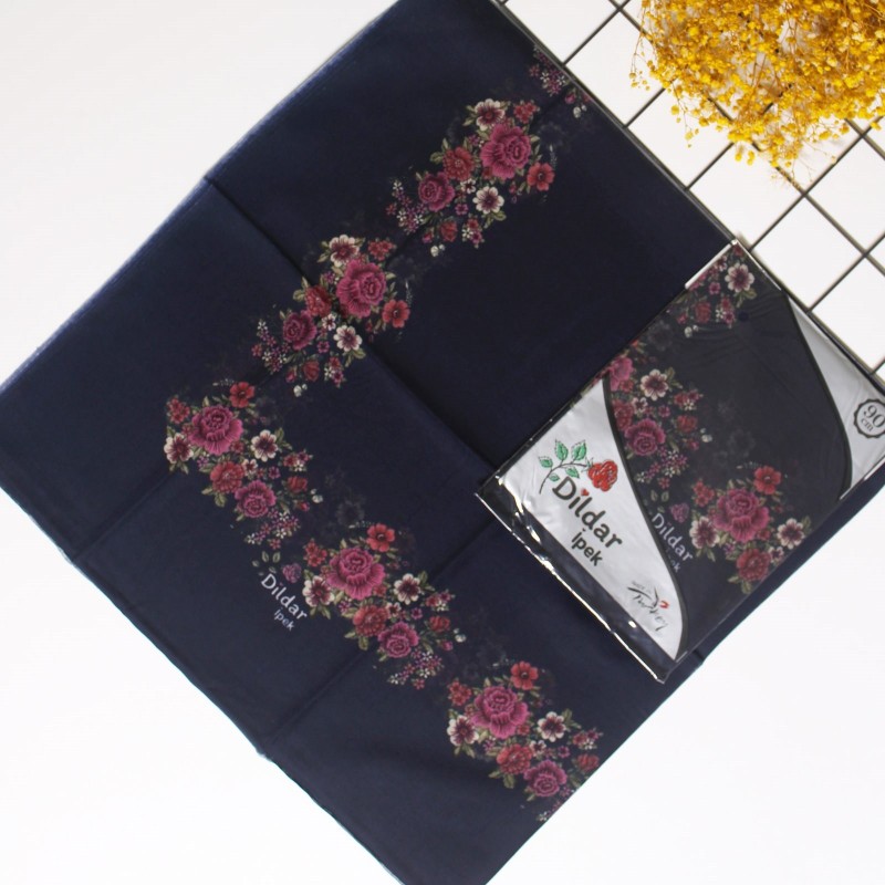 Dildar İpek 90 Cm Oyalık Yazma 7007-9- Dildar İpek-Oyalık Yazma