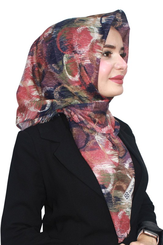 Pamuk Flamlı Eşarp 1067-8
