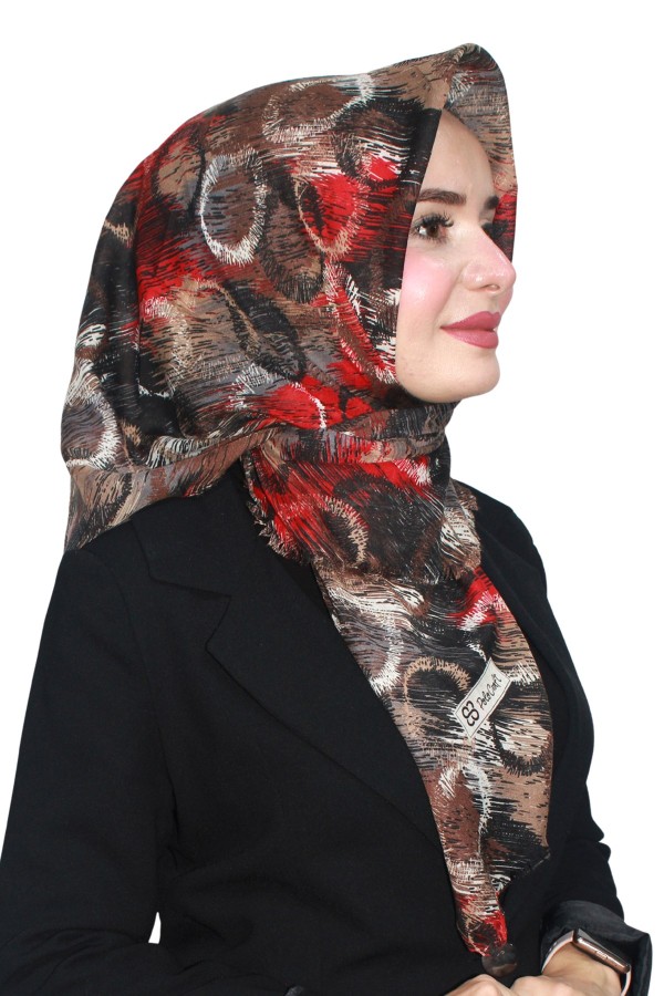 Pamuk Flamlı Eşarp 1067-9