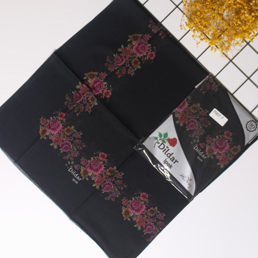 Dildar İpek 90 Cm Oyalık Yazma 7007-7