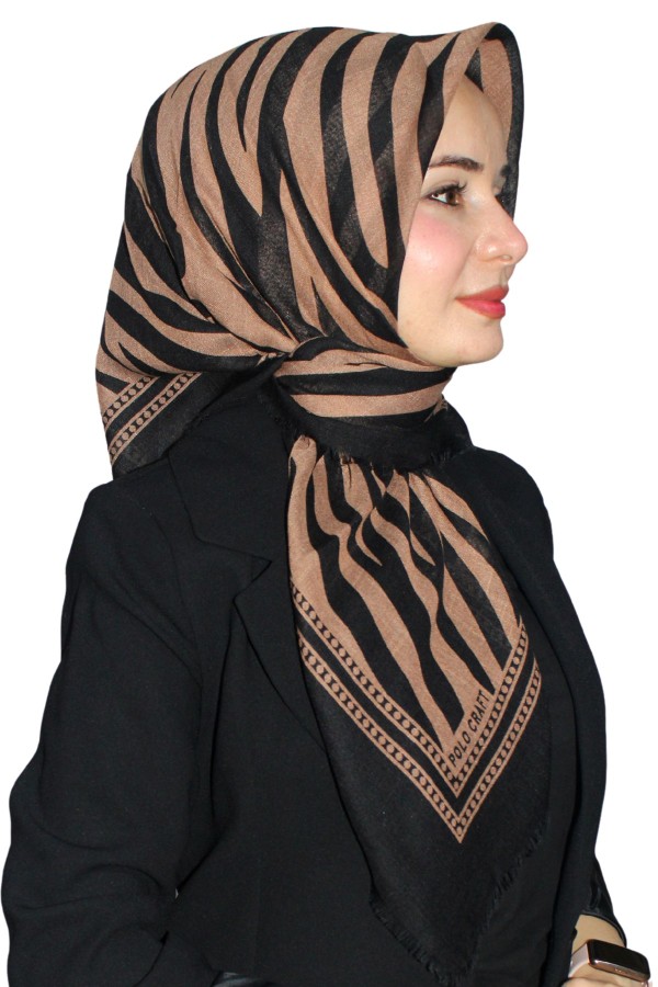 Pamuk Flamlı Eşarp 1065-11