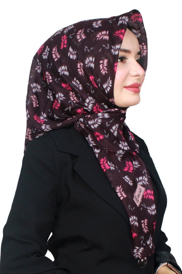 Pamuk Flamlı Eşarp 1068-1