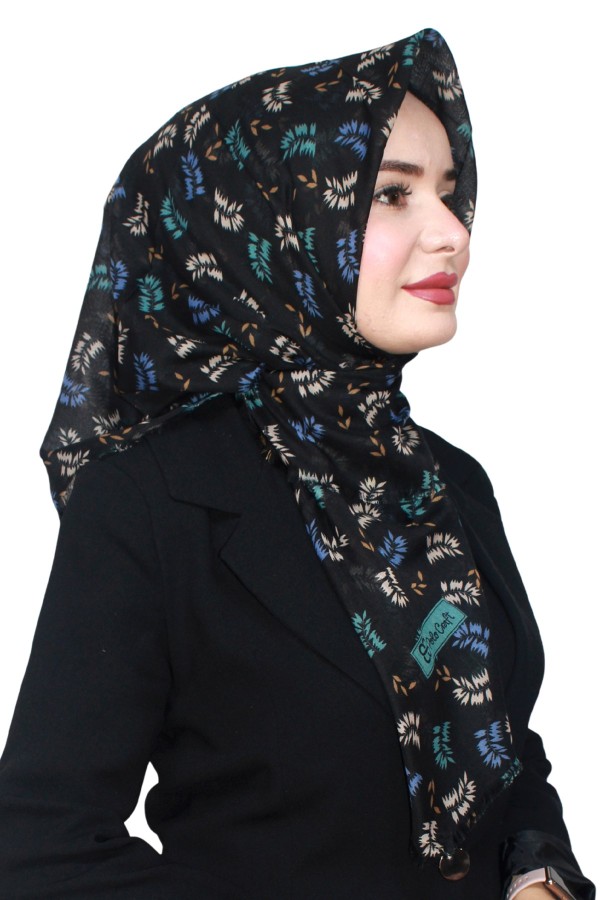 Pamuk Flamlı Eşarp 1068-11