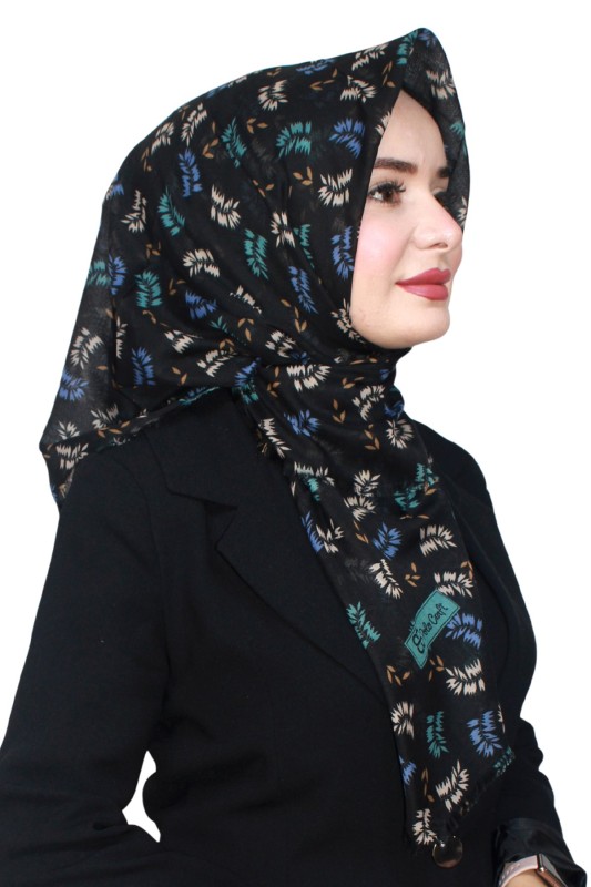 Pamuk Flamlı Eşarp 1068-11