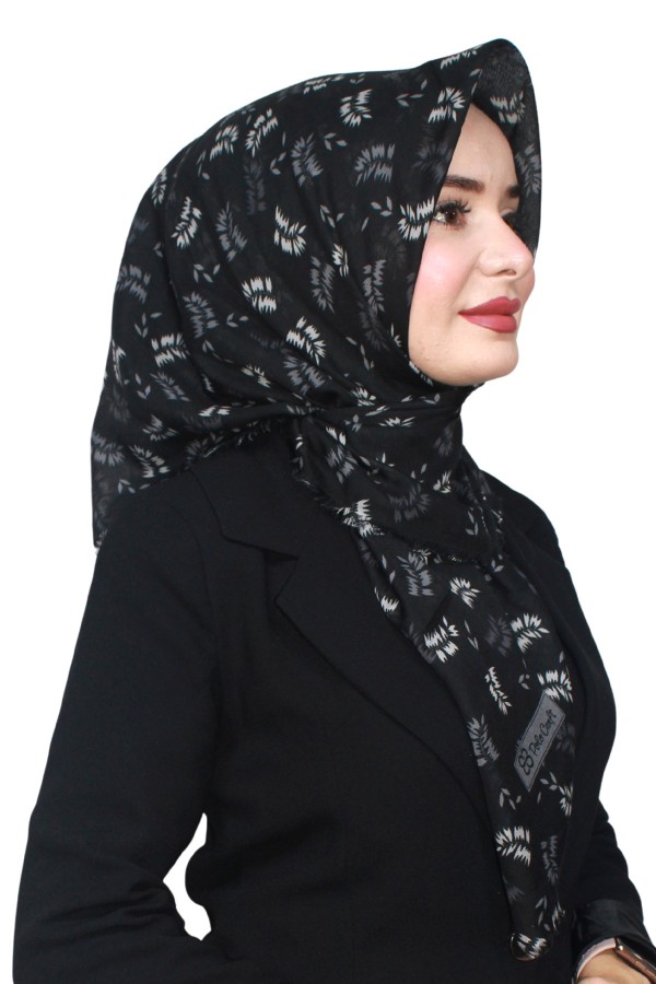Pamuk Flamlı Eşarp 1068-4
