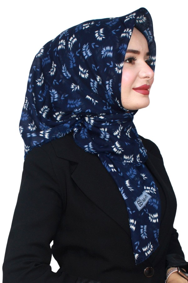 Pamuk Flamlı Eşarp 1068-6