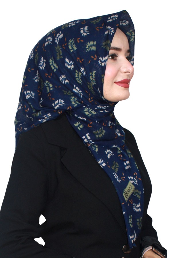 Pamuk Flamlı Eşarp 1068-8