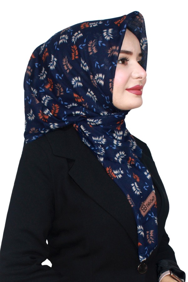 Pamuk Flamlı Eşarp 1068-9