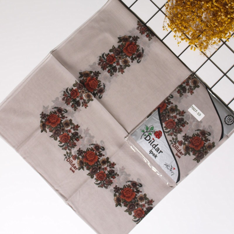 Dildar İpek 90 Cm Oyalık Yazma 7007-10
