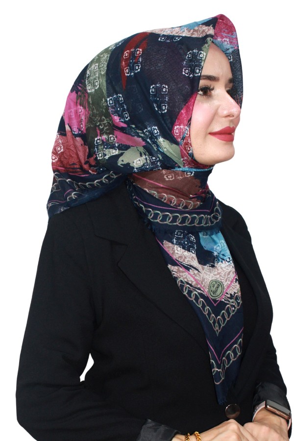 Pamuk Flamlı Eşarp 1069-17