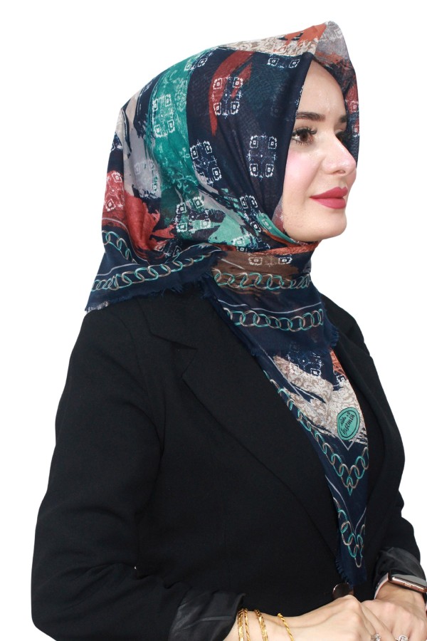 Pamuk Flamlı Eşarp 1069-32