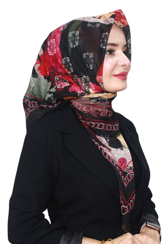 Pamuk Flamlı Eşarp 1069-30