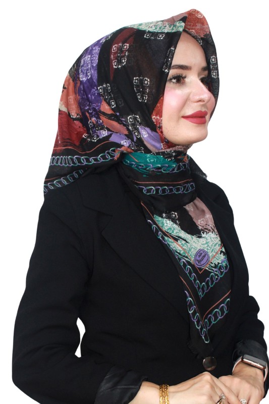 Pamuk Flamlı Eşarp 1069-20