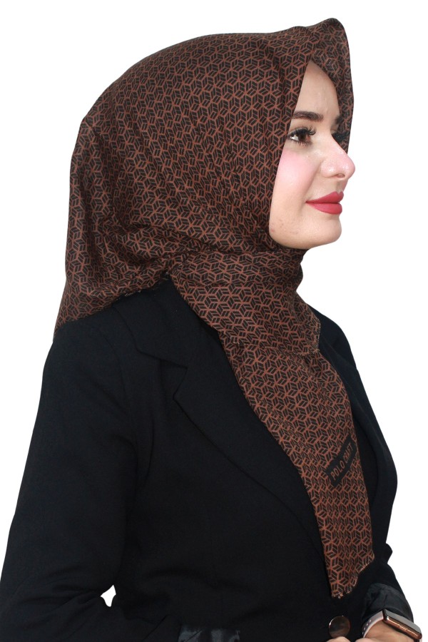 Pamuk Flamlı Eşarp 1071-1