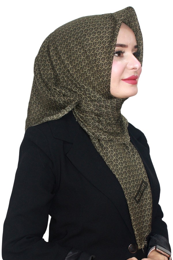 Pamuk Flamlı Eşarp 1071-9