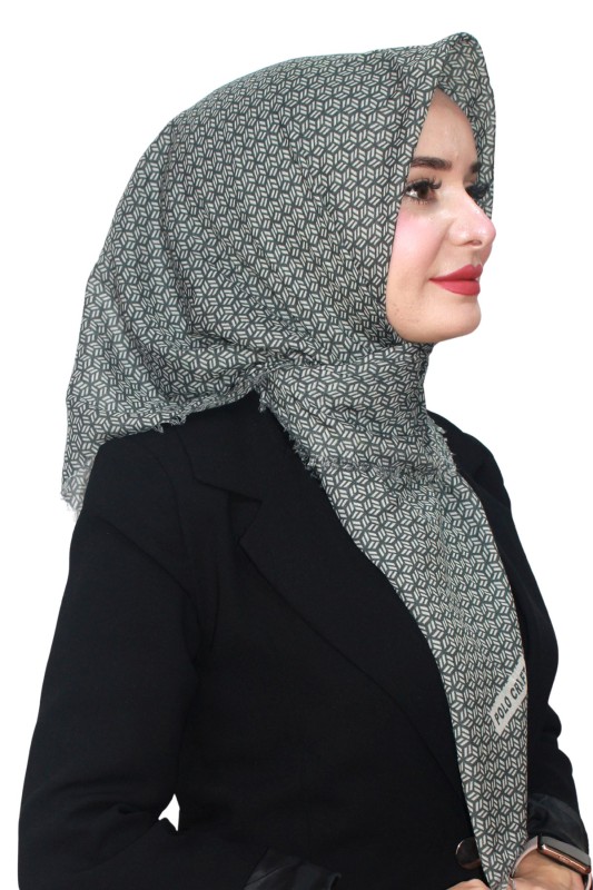 Pamuk Flamlı Eşarp 1071-7
