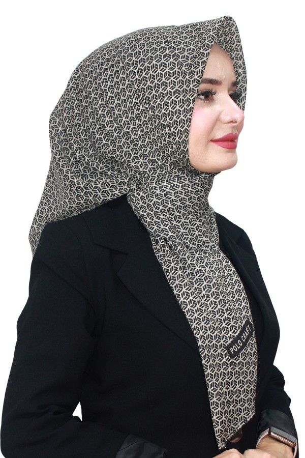 Pamuk Flamlı Eşarp 1071-4