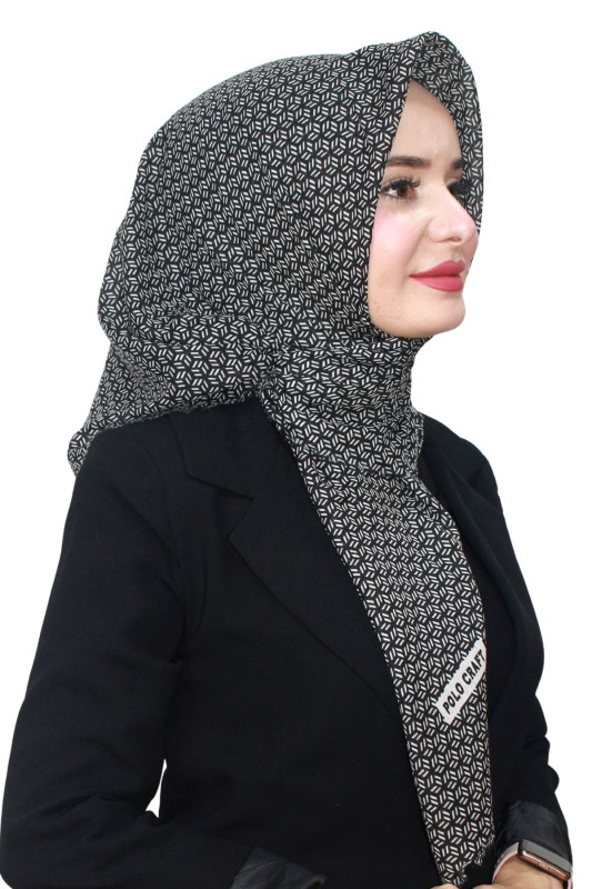 Pamuk Flamlı Eşarp 1071-3