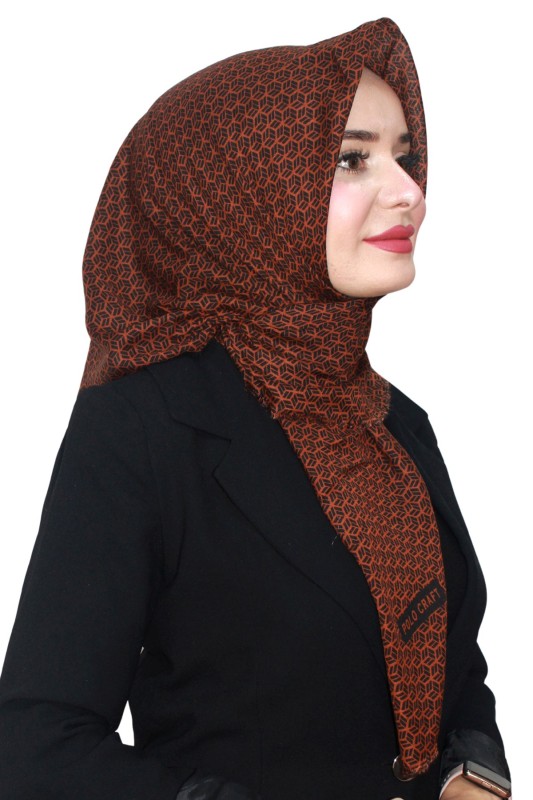 Pamuk Flamlı Eşarp 1071-15