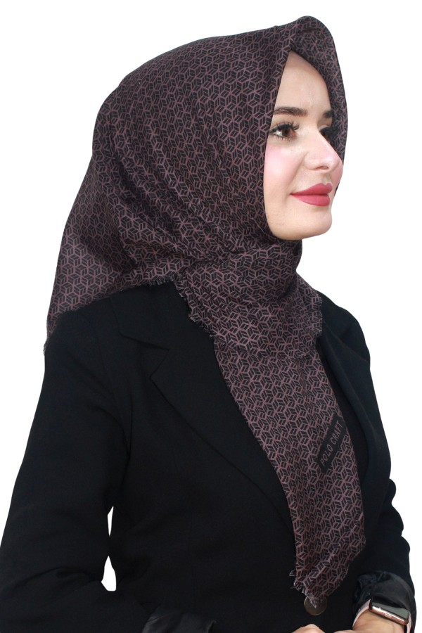 Pamuk Flamlı Eşarp 1071-16