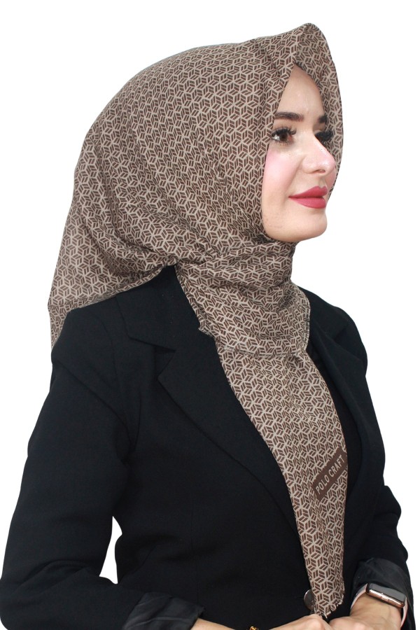 Pamuk Flamlı Eşarp 1071-21