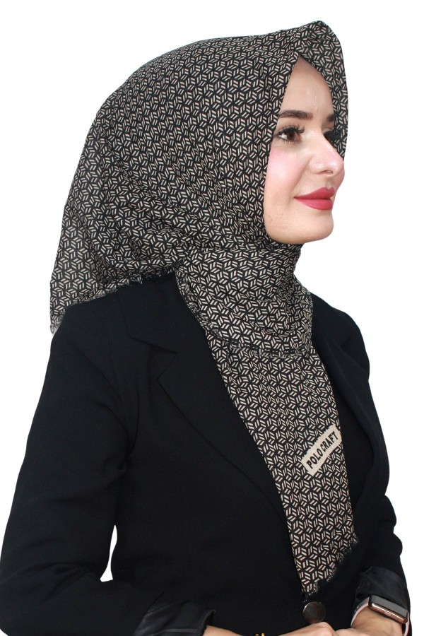 Pamuk Flamlı Eşarp 1071-18