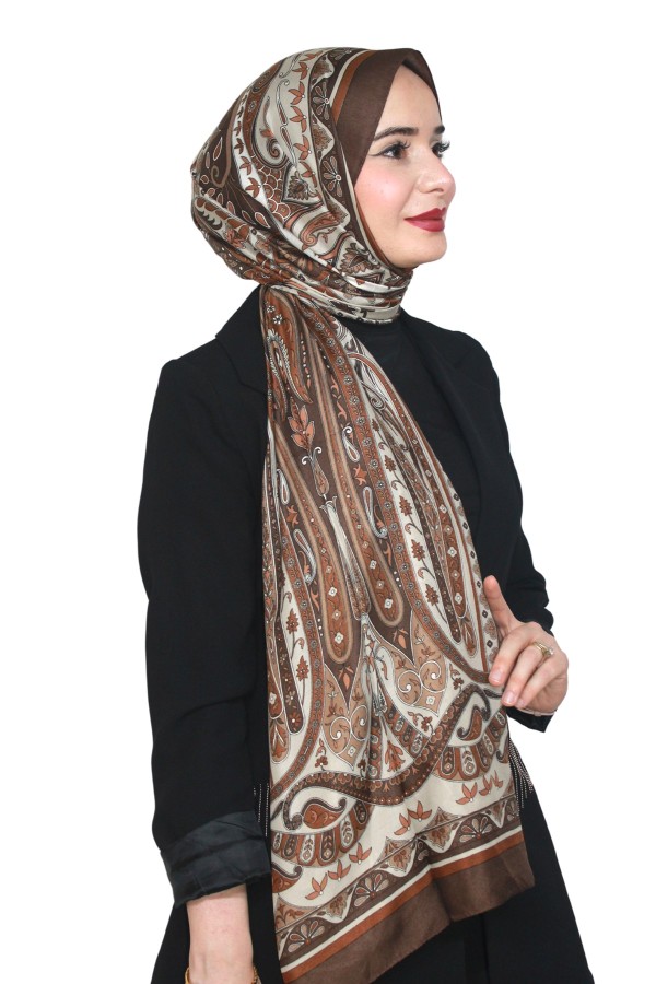 Şehri Şal Organik Pamuk Soft Şal 5052-5