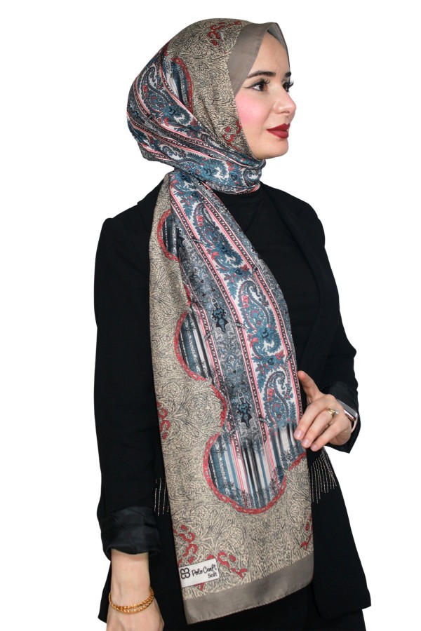 Organik Pamuk Soft Şal 5049-3