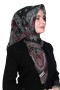Pamuk Keten Flamlı Eşarp 1042-29