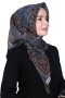 Pamuk Keten Flamlı Eşarp 1042-3