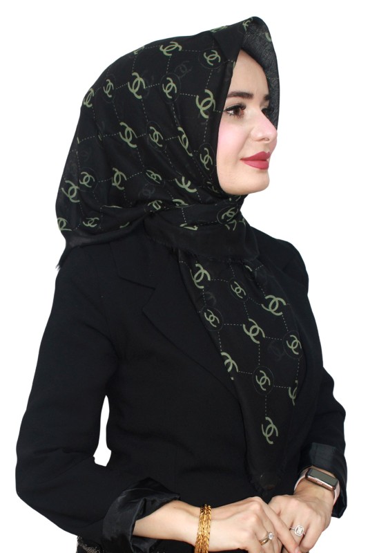 Pamuk Flamlı Eşarp 1002-8