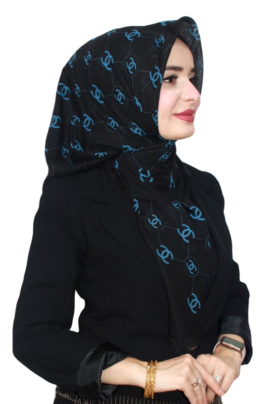 Pamuk Flamlı Eşarp 1002-10