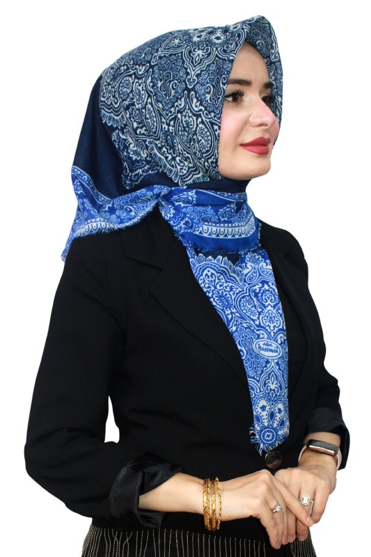 Yasemin Pamuk Flamlı Eşarp 1003-10