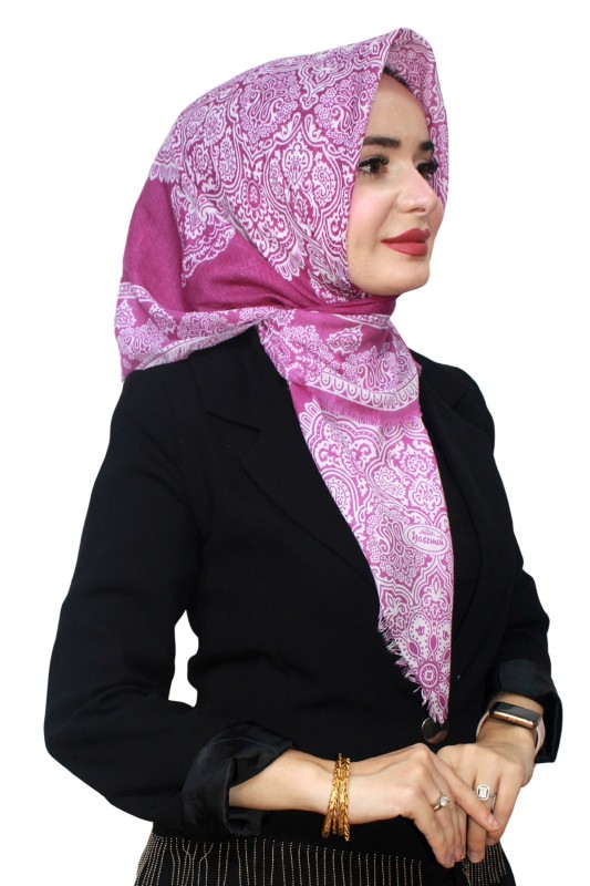 Yasemin Pamuk Flamlı Eşarp 1003-6