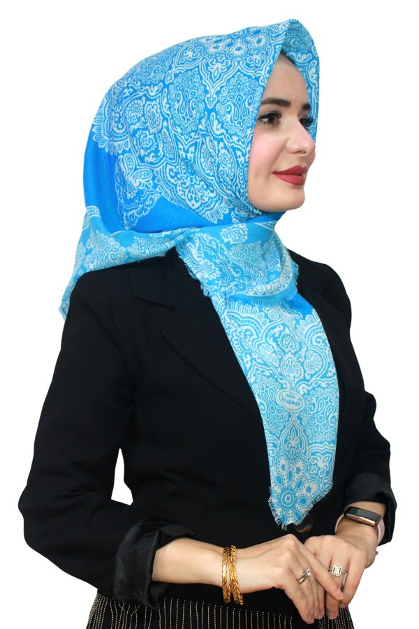 Yasemin Pamuk Flamlı Eşarp 1003-14