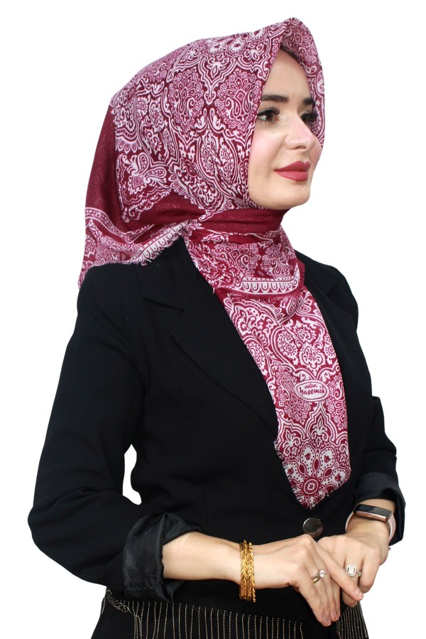Yasemin Pamuk Flamlı Eşarp 1003-16