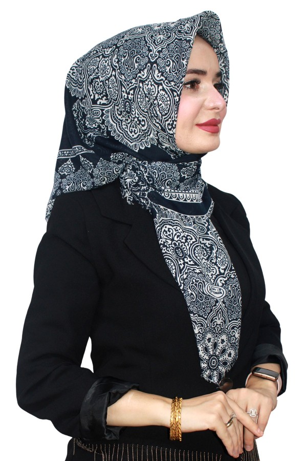 Yasemin Pamuk Flamlı Eşarp 1003-29
