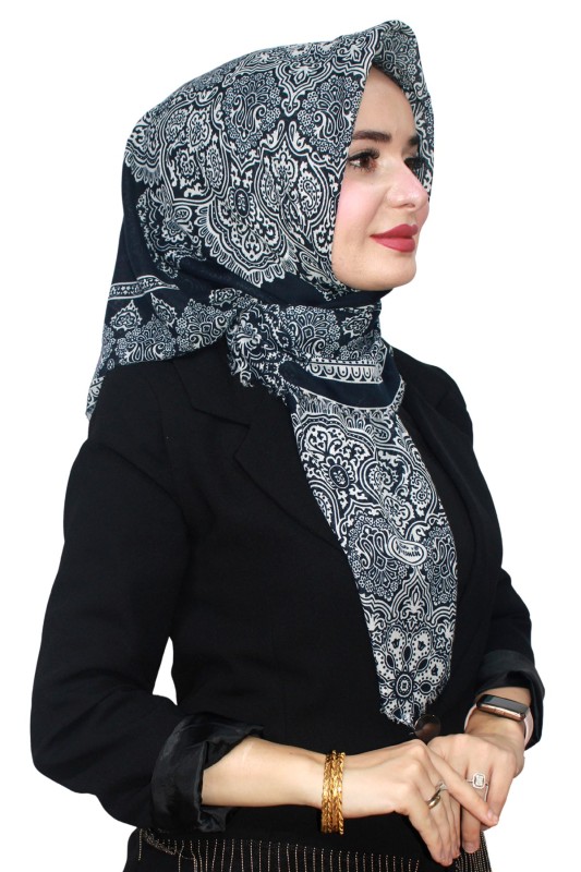 Yasemin Pamuk Flamlı Eşarp 1003-29