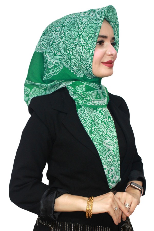 Yasemin Pamuk Flamlı Eşarp 1003-20
