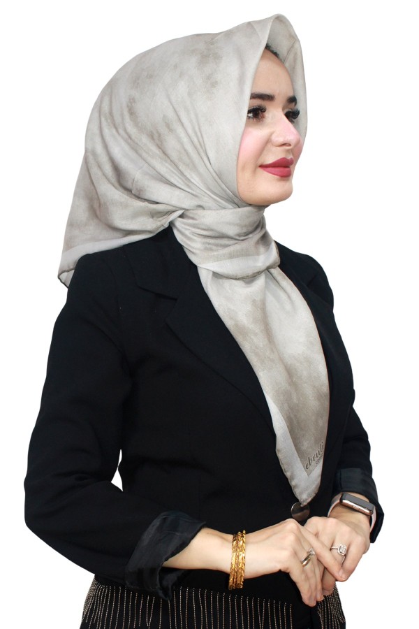 Ebruli Soft (Pamuk) Eşarp 4155-13