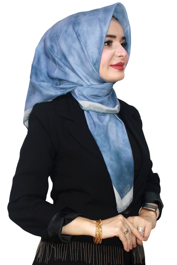 Ebruli Soft (Pamuk) Eşarp 4155-27