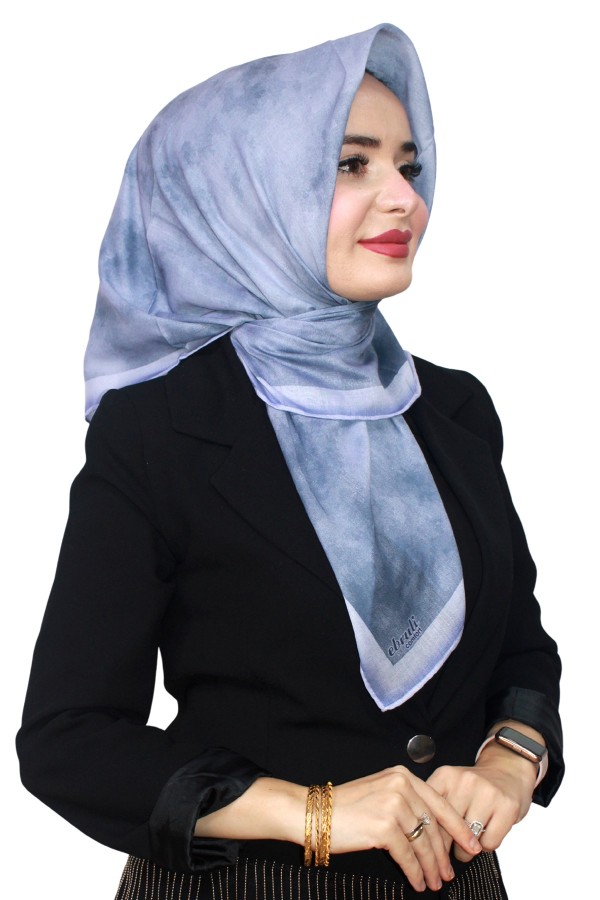 Ebruli Soft (Pamuk) Eşarp 4155-3