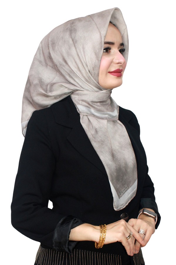 Ebruli Soft (Pamuk) Eşarp 4155-8