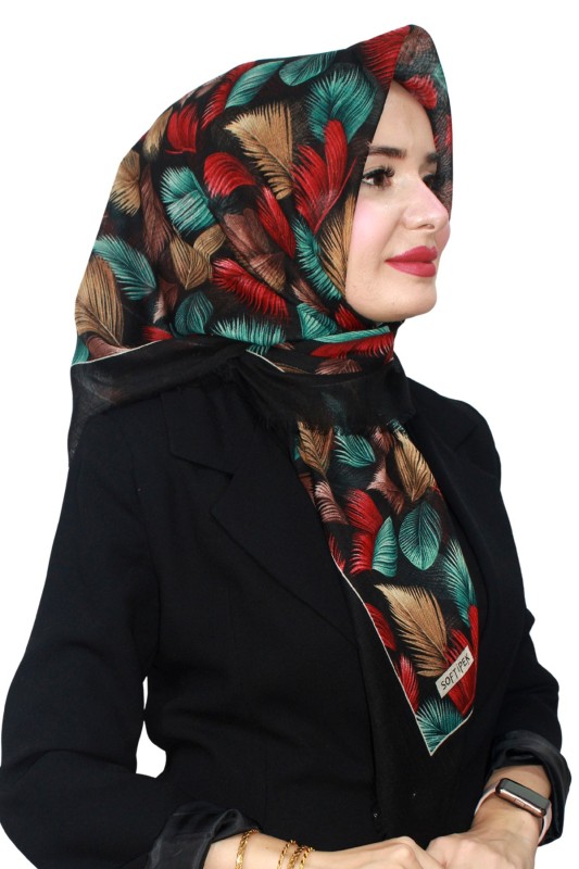 Pamuk Flamlı Eşarp 1070-14